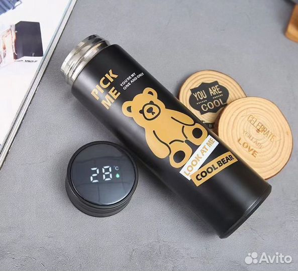 Термос с датчиком температуры