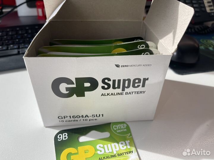 Батарейка крона GP 9B