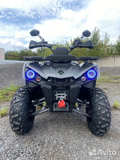 Квадроцикл детский Gladiator F200 Lux серый