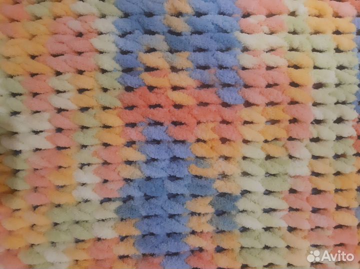 Вязанный плед детский