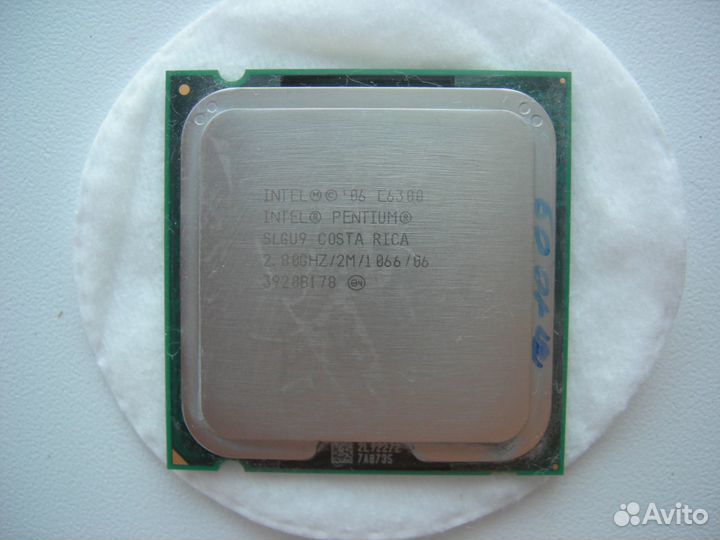Intel Pentium Dual-Core E6300