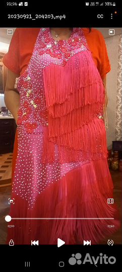 Платье для бальных танцев латина ю1