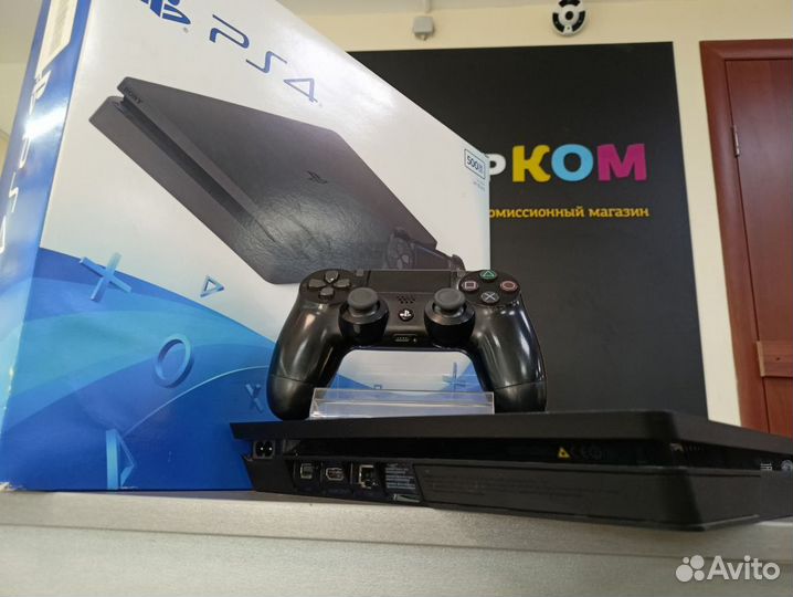 Игровая приставка PS4 Slim 500GB + 8 игр