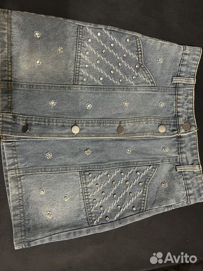 Джинсовая юбка