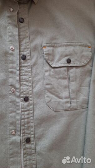 Мужская рубашка хаки