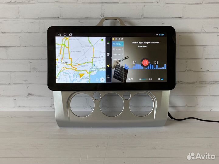 Магнитола в стиле AMG Ford Focus 2