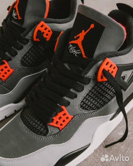 Кроссовки Nike Air Jordan 4 Серые