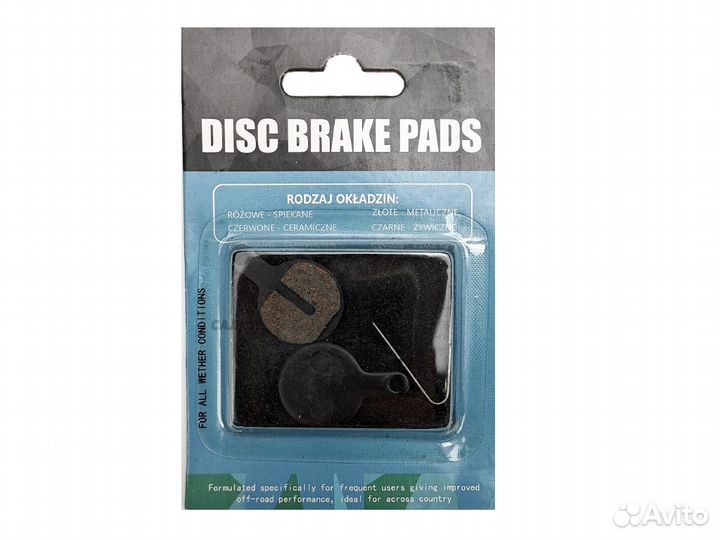 Колодки тормозные велосипедные TP-07B