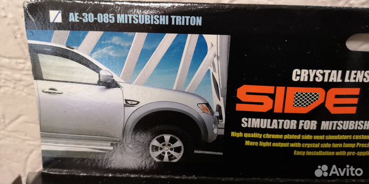 Накладки на Mitsubishi Pajero Sport 2, L200