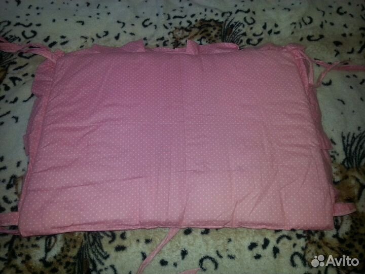 Бамперы для детской кроватки на 4 стороны