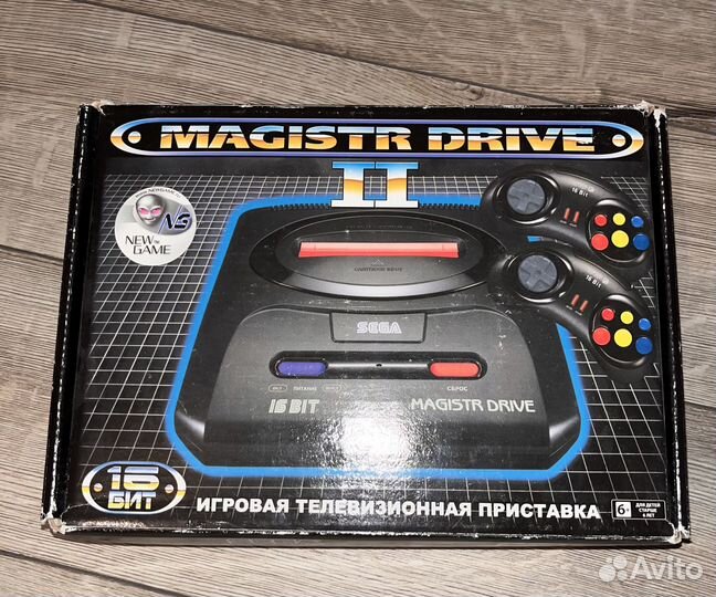 Игровая приставка sega magistr drive II