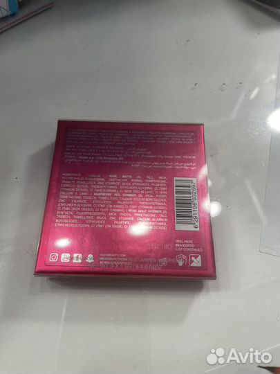 Палетка теней huda beauty Ruby Obsessions