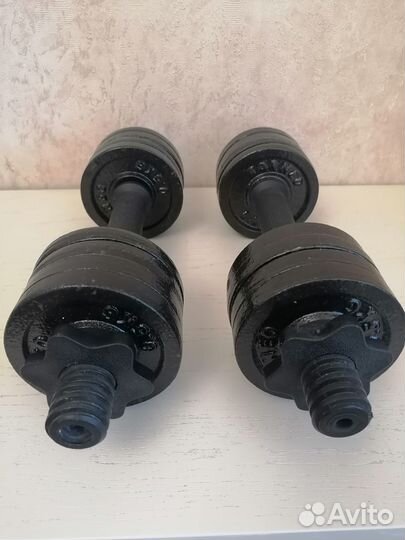 Гантели разборные 5кг. Одна пара