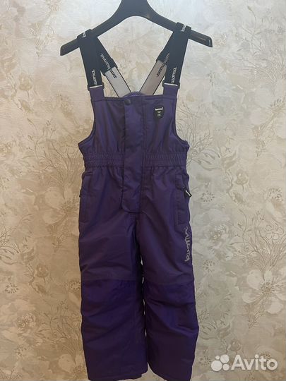 Полукомбинезон зимний для девочки 110