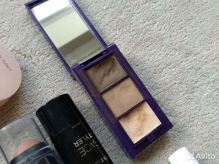 Набор косметики декоративной помада тени румяна