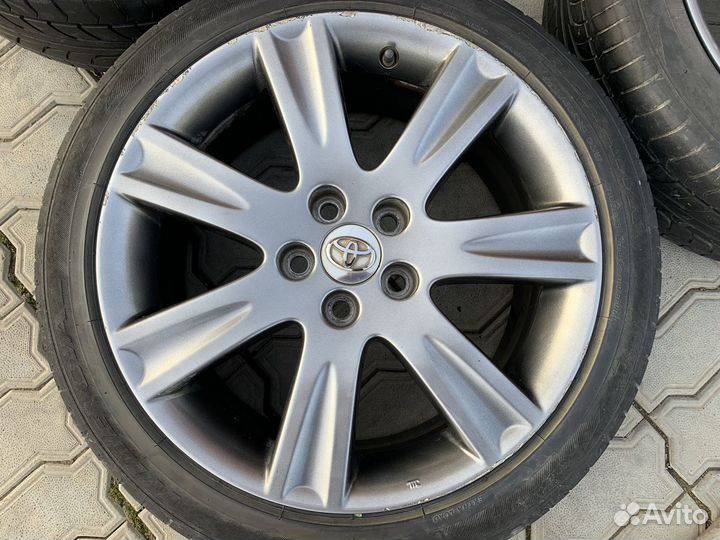 225/45r18 Редкие темные Оригинальные колеса toyota