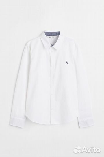 New H&M рубашка хлопок для школы Испания