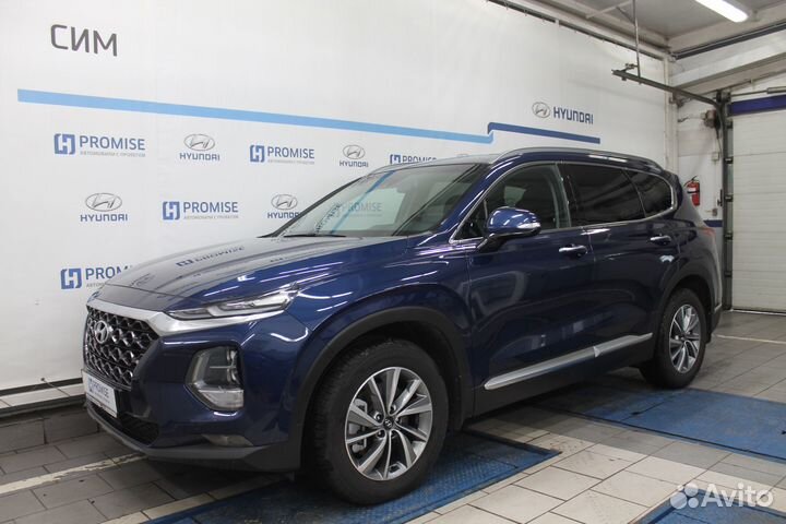 Hyundai Santa Fe 2.2 AT, 2018, 77 555 км