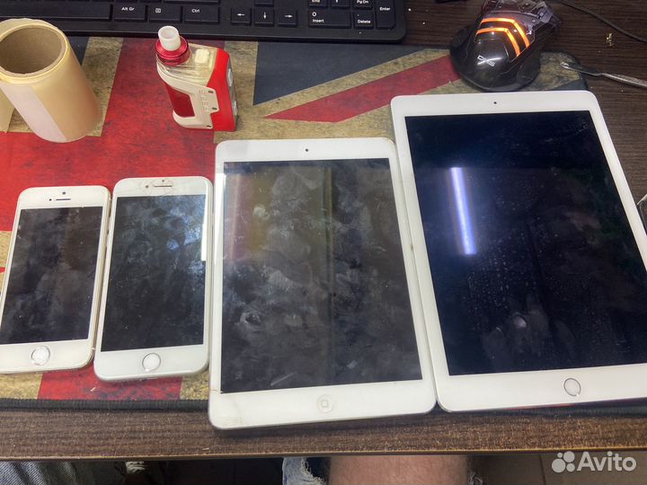 iPad mini 1, iPhone 5s, iPad 3, iPhone 8