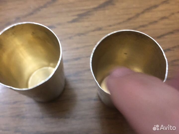 Рюмки серебряные