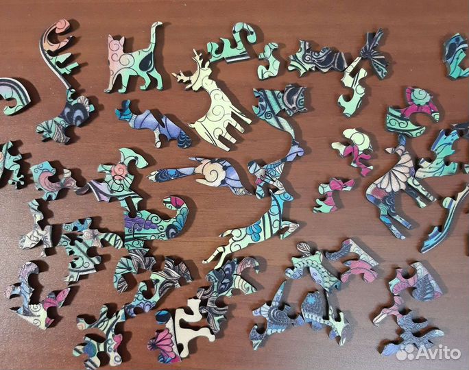 Пазлы деревянные новые