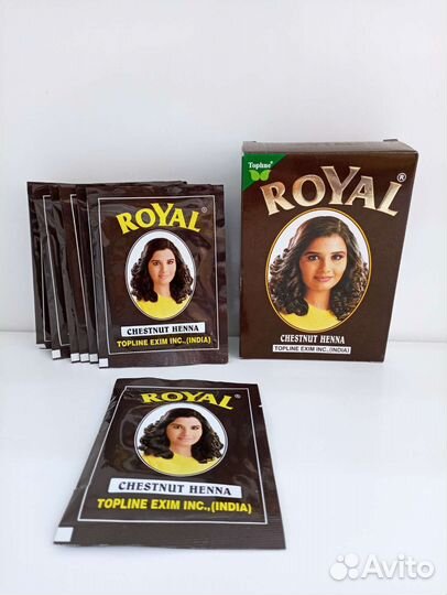 Хна Roal (в упаковке 7шт по 10 гр)