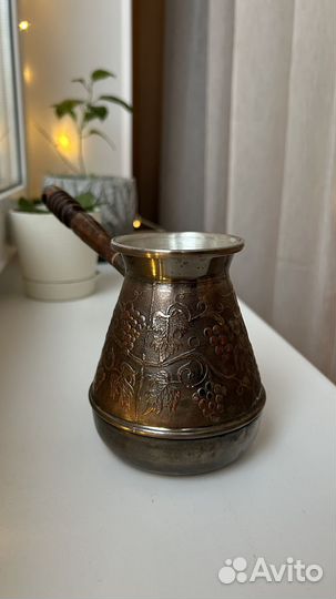 Турка медная 400 мл