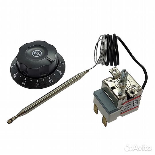 Капиллярный термостат WKC-90S2 16A/250В ас с рукоя