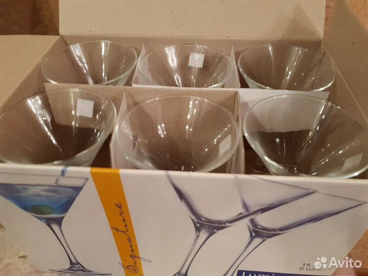 Фужеры для шампанского, Франция, 6шт. Signature