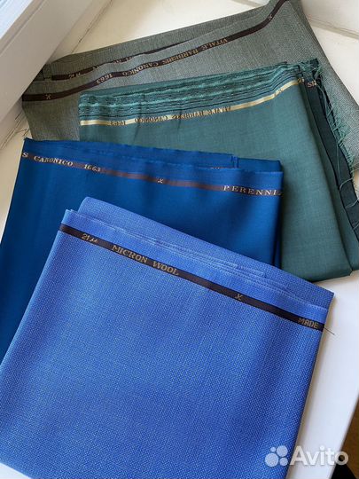 Отрезы итальянской костюмной шерсти из Бьеллы