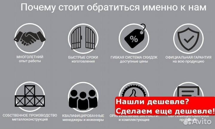 Ворота откатные автоматические под ключ Киясово