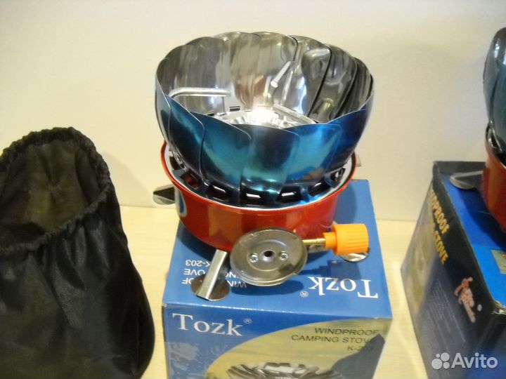 Новая газовая плита походная