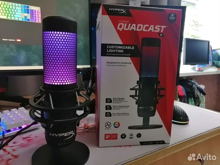 Микрофон Hyperx quadcast s