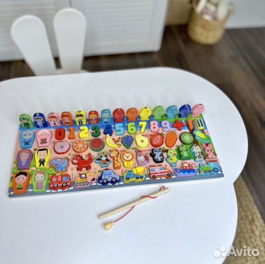 Деревянный сортер монтессори