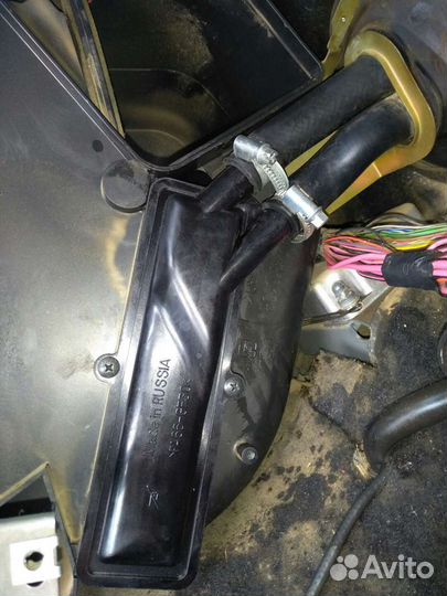 Замена радиатора печки Niva Travel