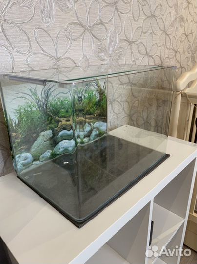 Аквариум с круглыми углами 50 л