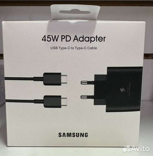 Зарядное устройство samsung 45w