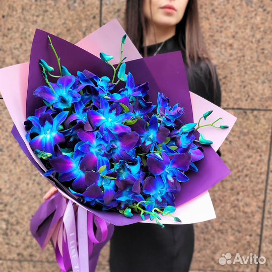 Звездные Букеты из Свежих Орхидей