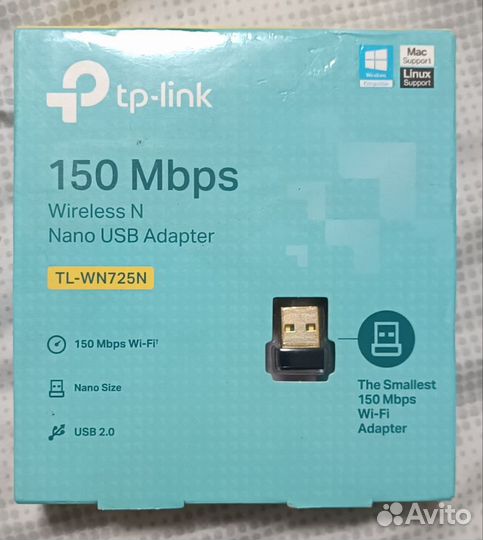 Wi-Fi адаптер TP-link TL-WN725N