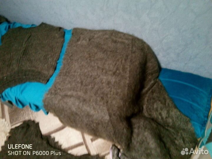 Пуховый платок паутинка