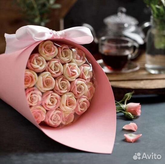 Букет из шоколадных роз