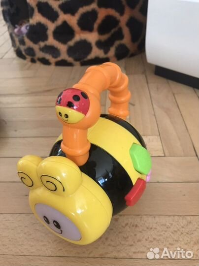 Божья коровка фонарик музыкальный