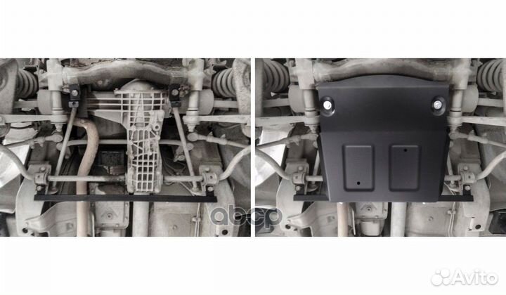 Защита кпп+ переднего редуктора + крепеж 2123 