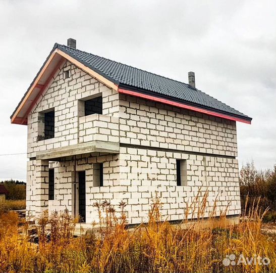 Бригада строителей Дома Кровля Фасад Фундамент