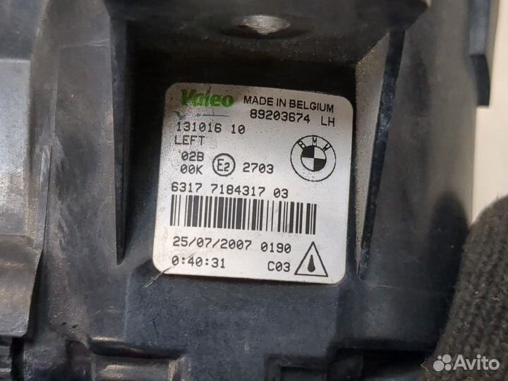 Фара противотуманная BMW X5 E70, 2008