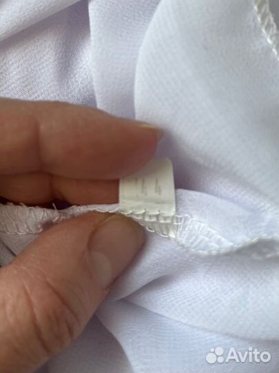 Накидка пляжная белая