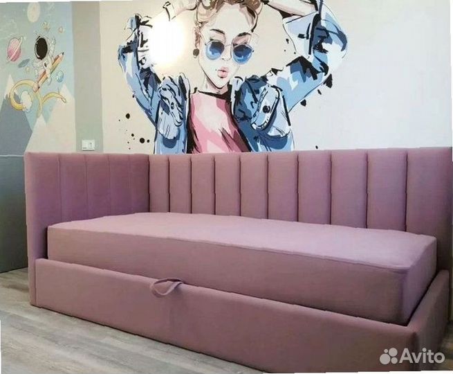 Детская кровать с мягкими бортиками