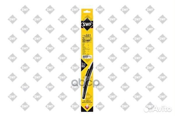 Щетка стеклоочистителя 350мм 116531 Swf