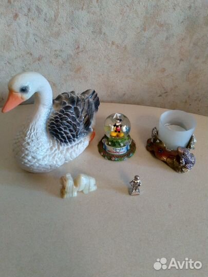 Сувенир статуэтки свеча стекло керамика оникс