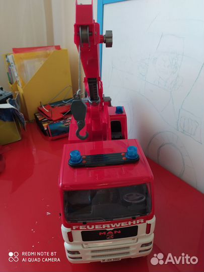 Пожарный кран Bruder Dickie рампа